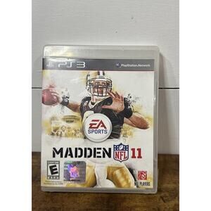 PlayStation 3 PS3 Madden 11 NFL Football With Manual